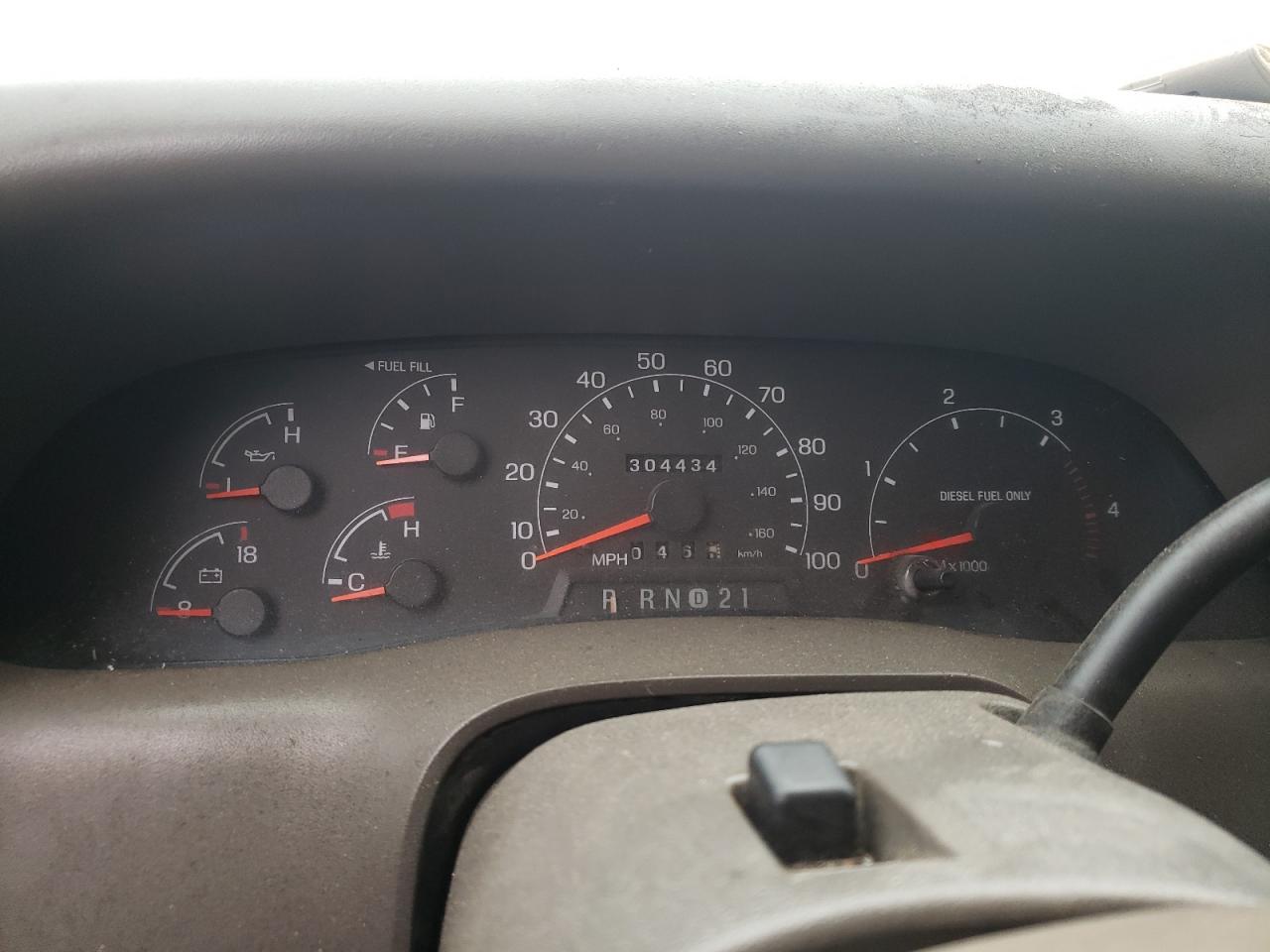 Photo 8 from auction – 2000 FORD F250 SUPER with VIN 1FTNW20F6YED40210