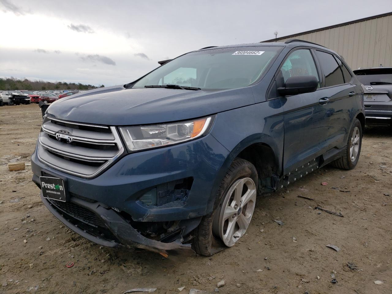 Photo 2 from auction – 2016 FORD EDGE SE with VIN 2FMPK3G96GBC04823