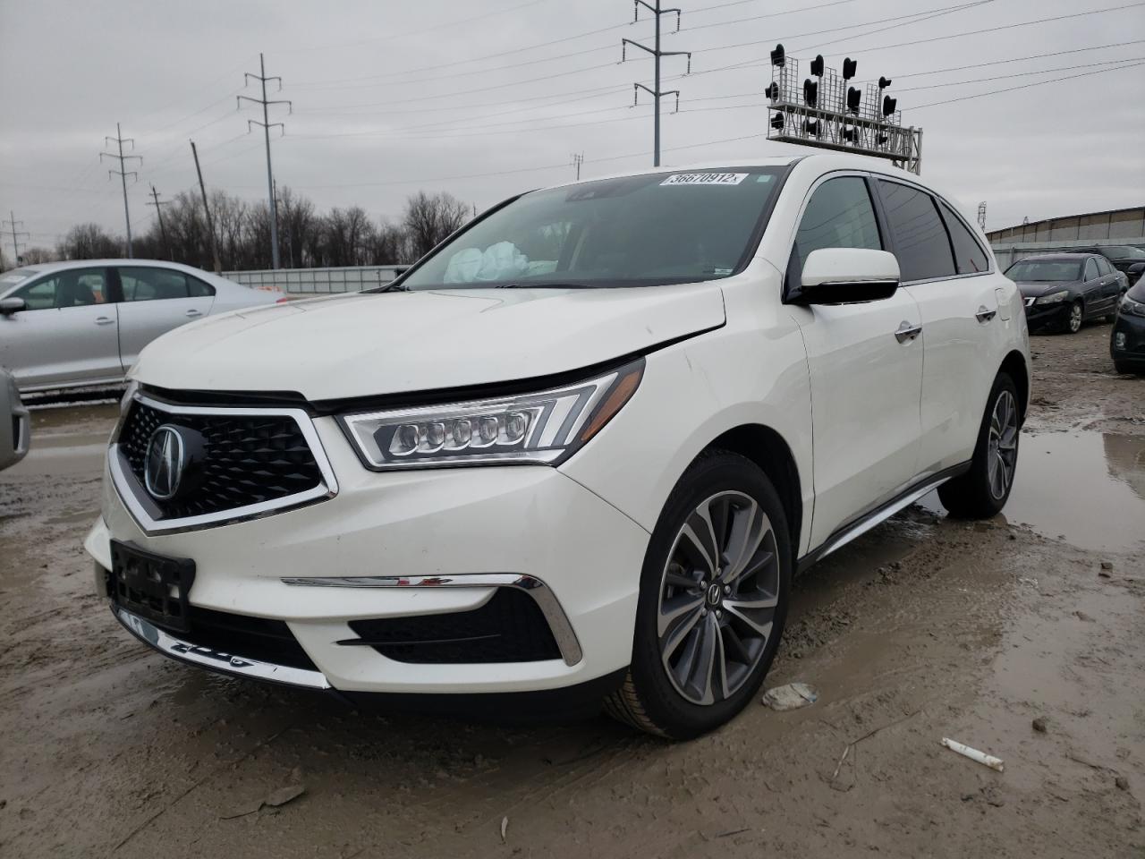Photo 2 from auction – 2019 ACURA MDX TECHNO with VIN 5J8YD4H77KL016957