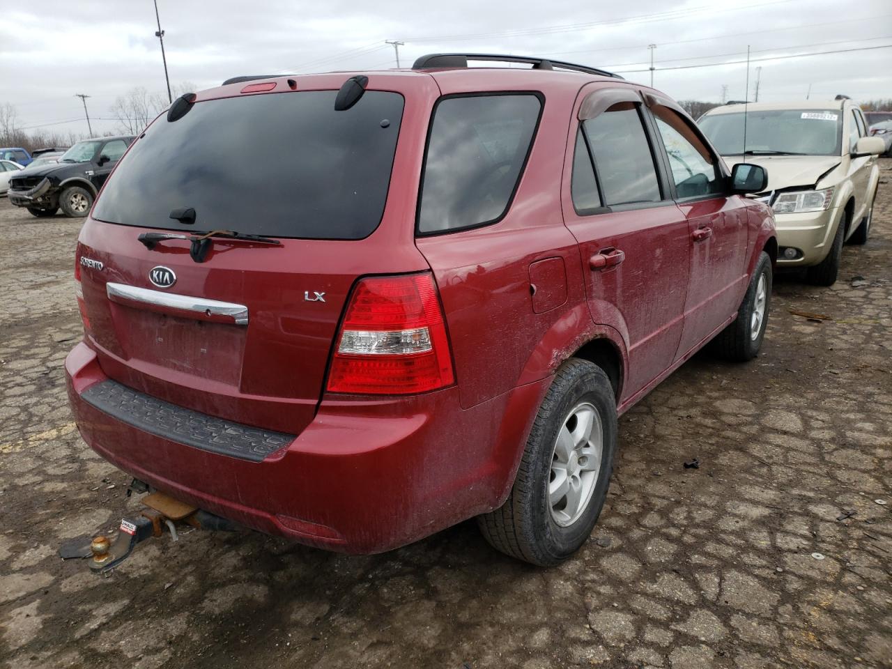 Photo 4 from auction – 2008 KIA SORENTO EX with VIN KNDJC735885843616