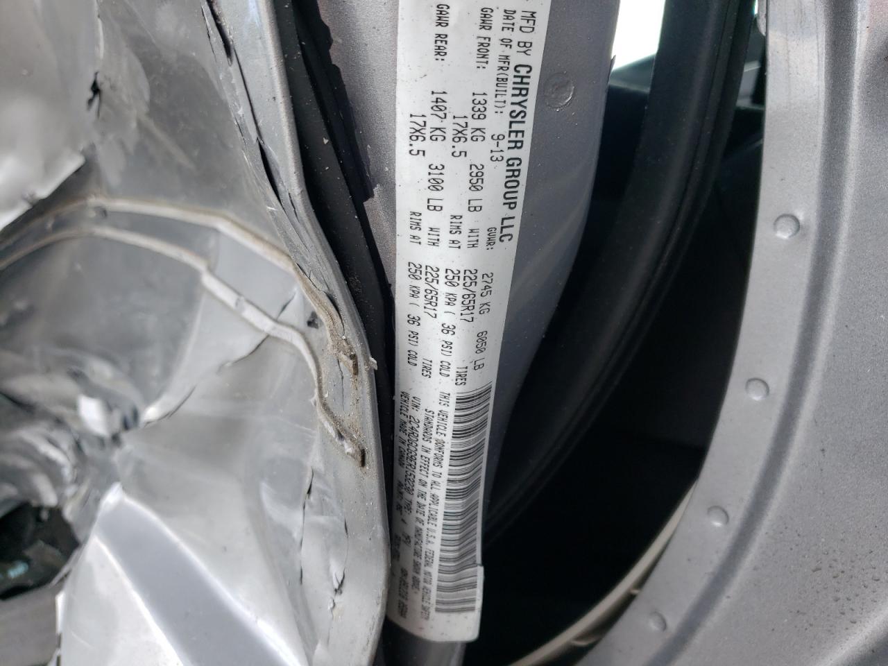 Photo 10 from auction – 2014 DODGE GRAND CARA with VIN 2C4RDGCG9ER153230