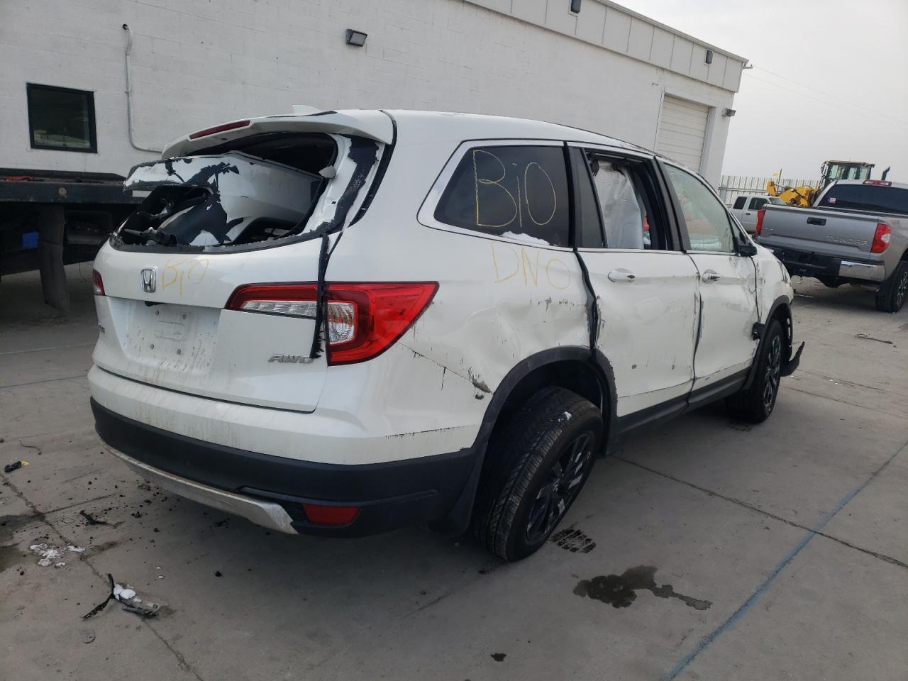 Photo 4 from auction – 2019 HONDA PILOT EXL with VIN 5FNYF6H51KB066338