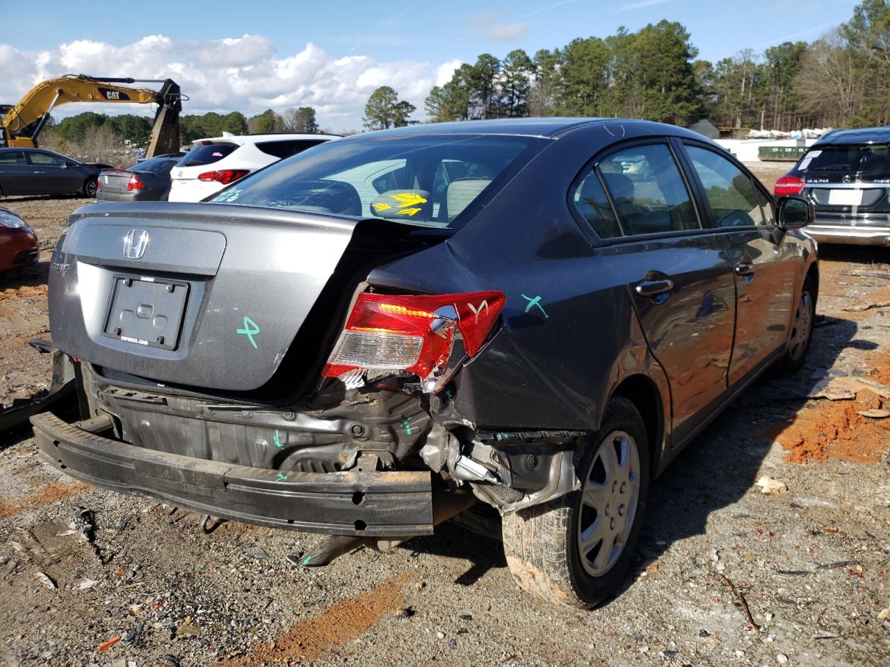 Photo 4 from auction – 2012 HONDA CIVIC with VIN 19XFB2F5XCE104350