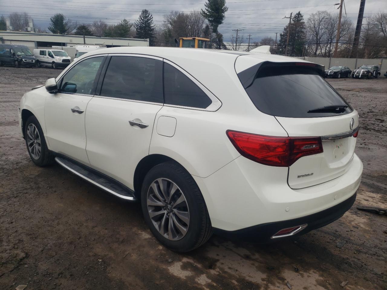 Photo 3 from auction – 2014 ACURA MDX TECHNO with VIN 5FRYD4H4XEB013206