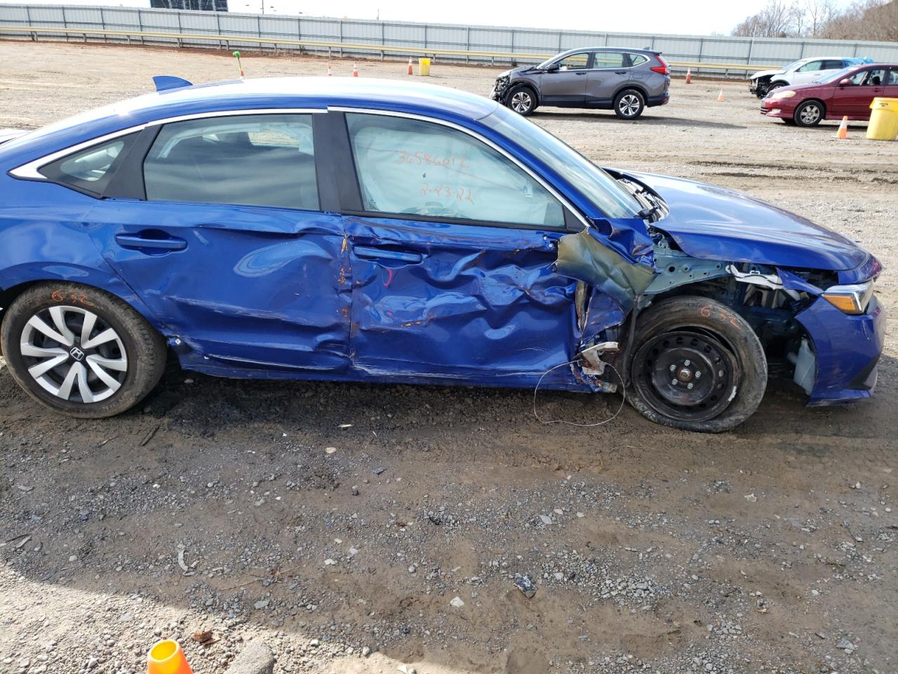 Photo 9 from auction – 2022 HONDA CIVIC LX with VIN 2HGFE2F2XNH506567
