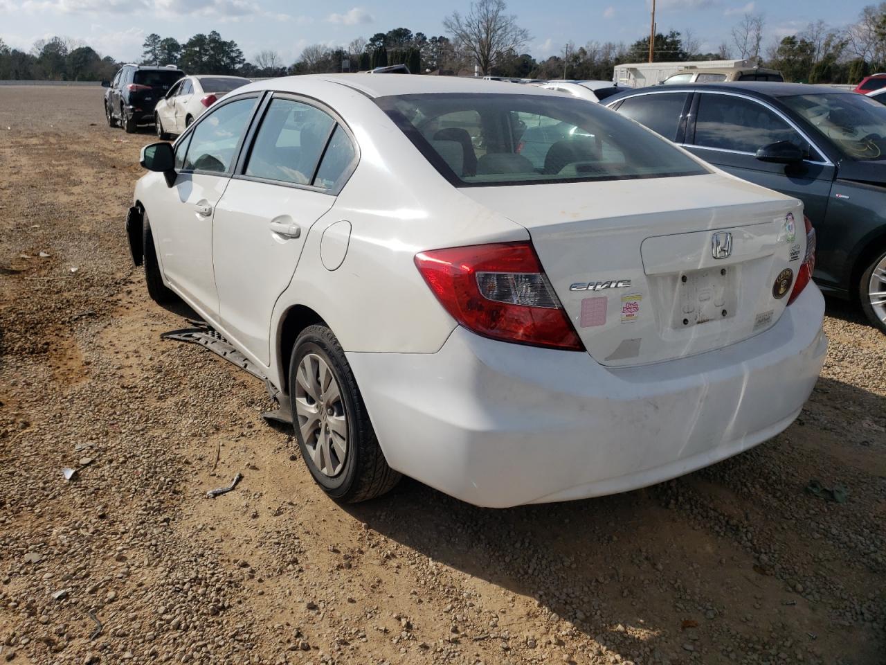 Фото 3 с аукциона – 2012 HONDA CIVIC LX с VIN 19XFB2F53CE014036