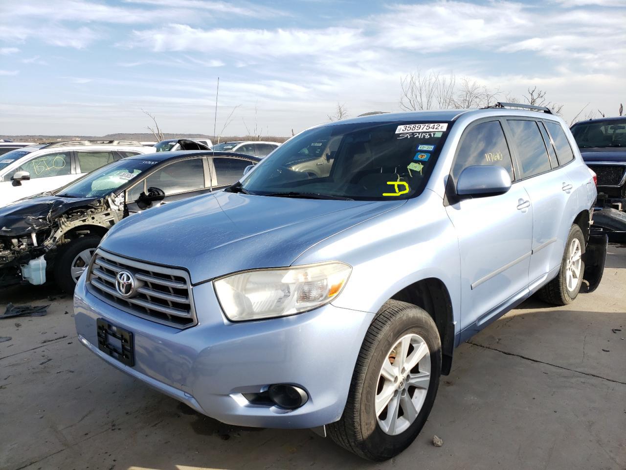 Photo 2 from auction – 2010 TOYOTA HIGHLANDER with VIN 5TDZA3EH2AS004148