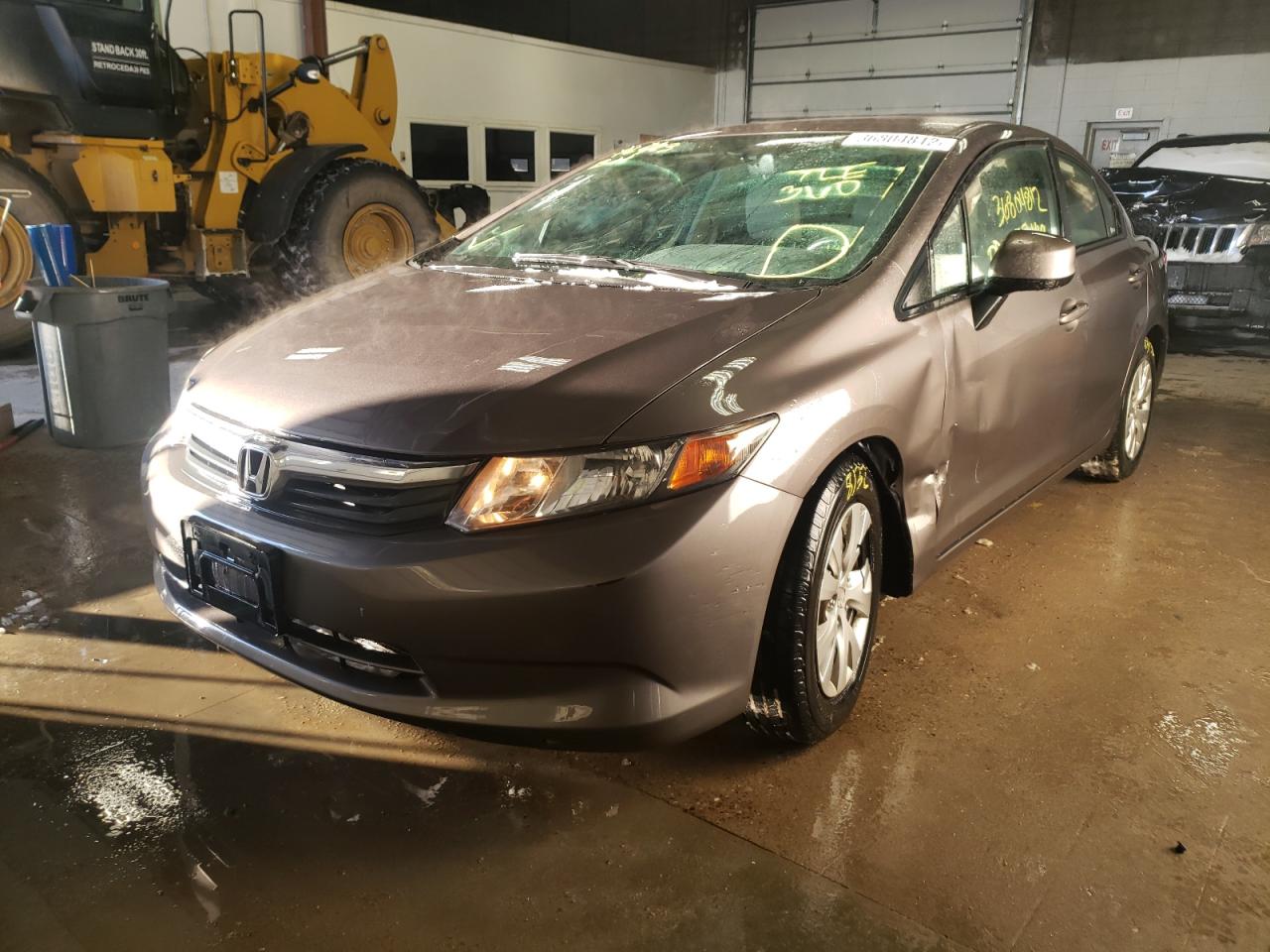 Photo 2 from auction – 2012 HONDA CIVIC LX with VIN 19XFB2F53CE009516