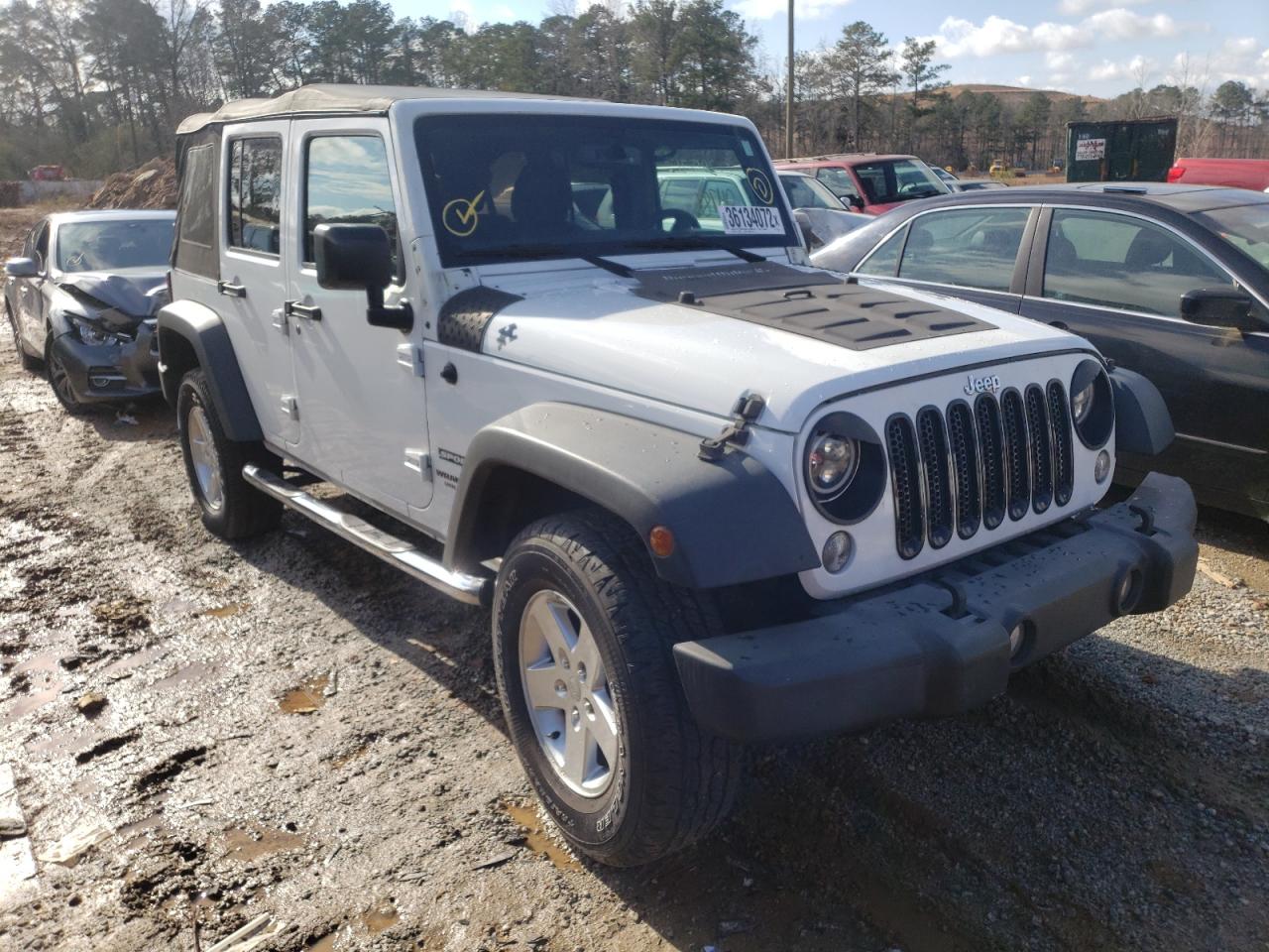 JEEP WRANGLER U 2016 with VIN 1C4BJWDG9GL137253 - Photo from auction