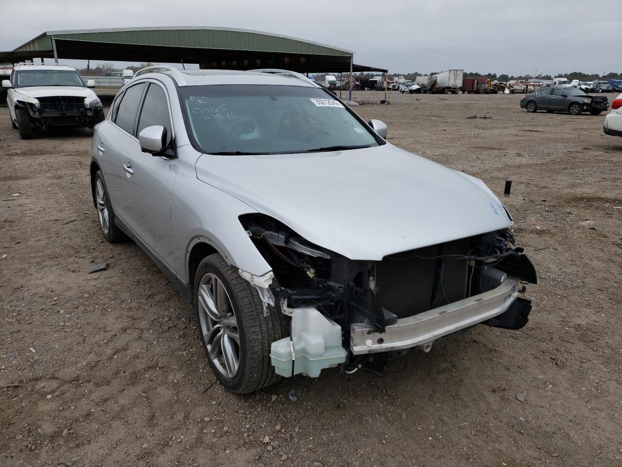 INFINITI EX35 BASE 2011 with VIN JN1AJ0HP9BM800832 - Photo from auction