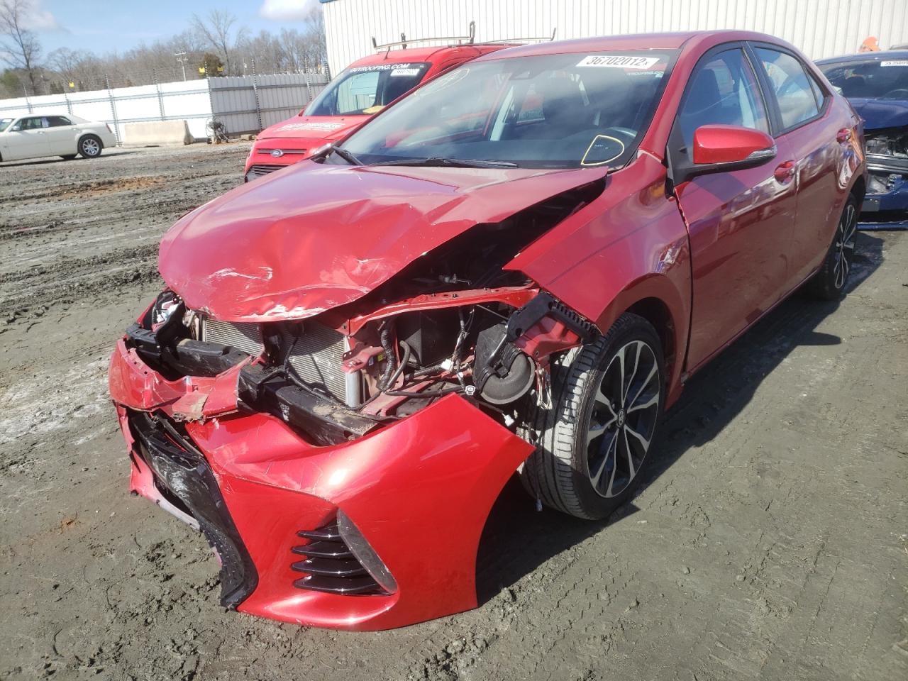 Photo 2 from auction – 2017 TOYOTA COROLLA L with VIN 5YFBURHE5HP630146