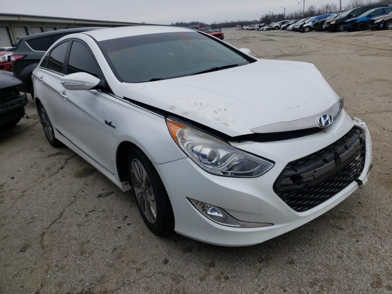 HYUNDAI SONATA HYB 2013 with VIN KMHEC4A43DA097647 - Photo from auction