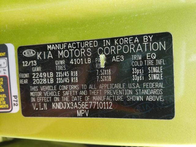 Photo 10 from auction – 2014 KIA SOUL ! with VIN KNDJX3A56E7710112
