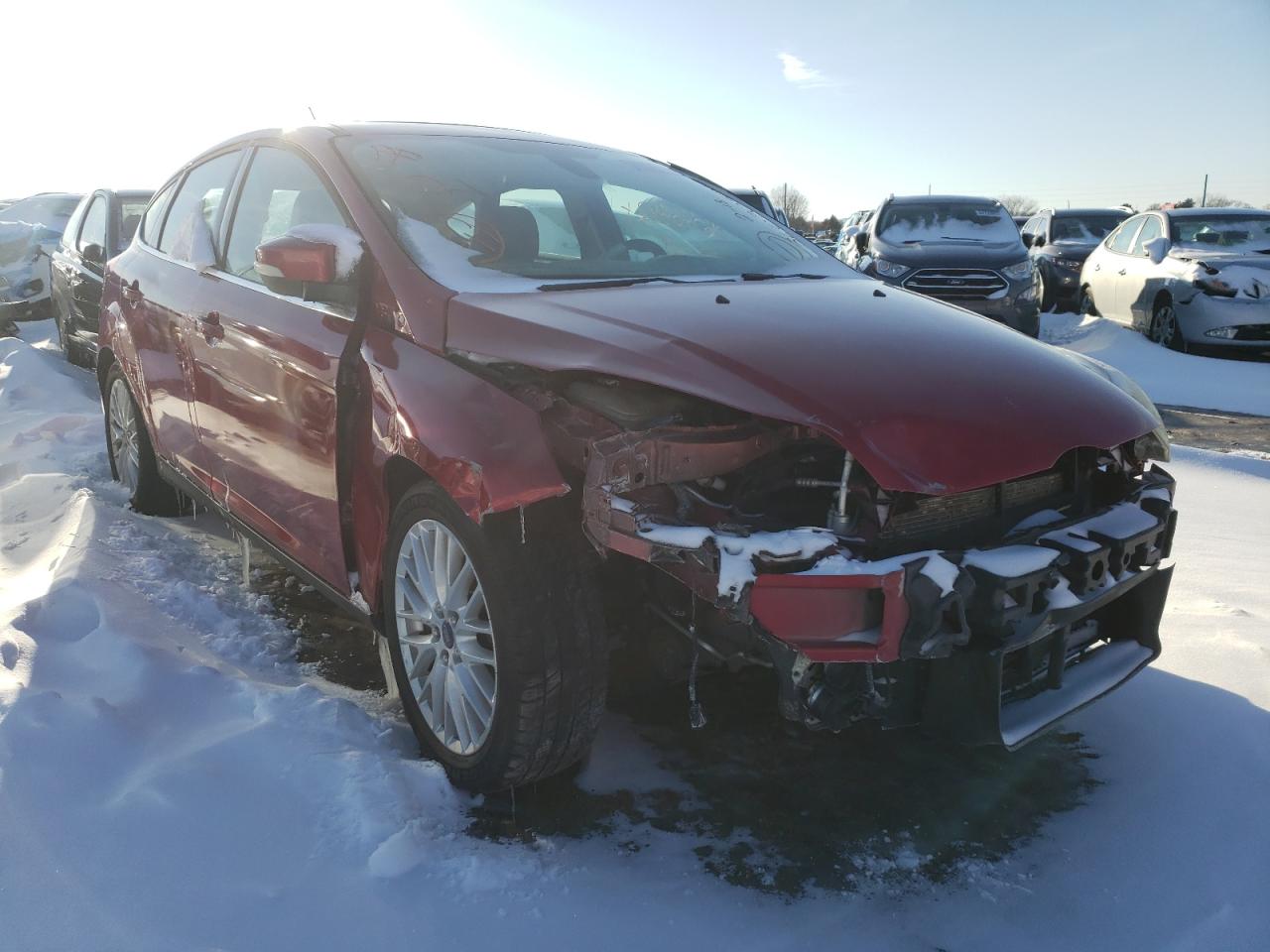 FORD FOCUS SEL 2012 with VIN 1FAHP3M25CL467595 - Photo from auction