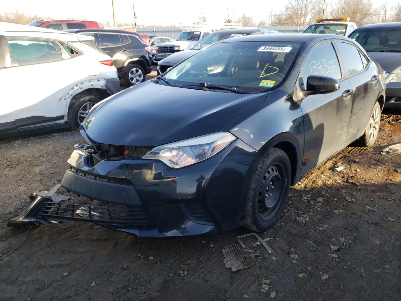 Photo 2 from auction – 2014 TOYOTA COROLLA L with VIN 5YFBURHEXEP138384
