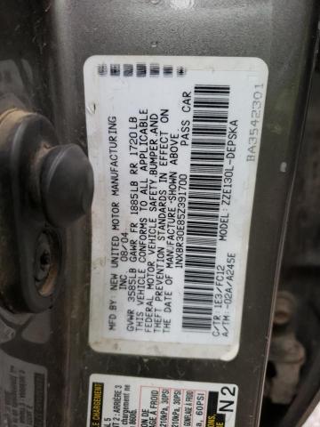 Photo 10 from auction – 2005 TOYOTA COROLLA CE with VIN 1NXBR30E85Z391700