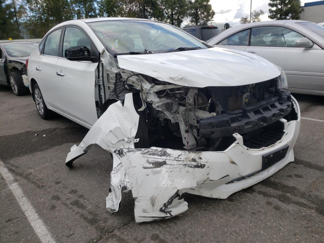 NISSAN SENTRA S 2017 with VIN 3N1AB7AP2HY372771 - Photo from auction