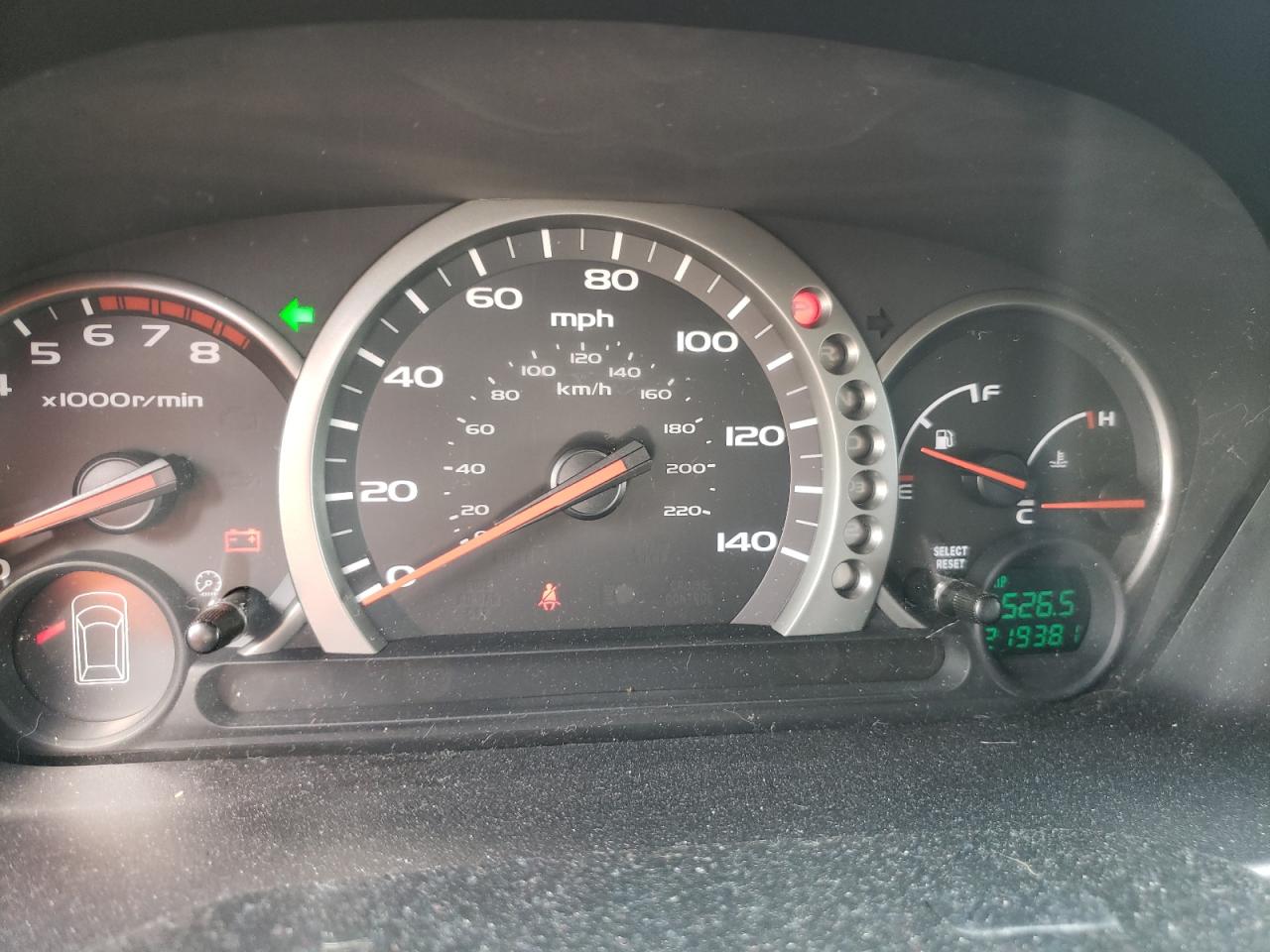 Photo 8 from auction – 2003 HONDA PILOT EXL with VIN 2HKYF18563H543240