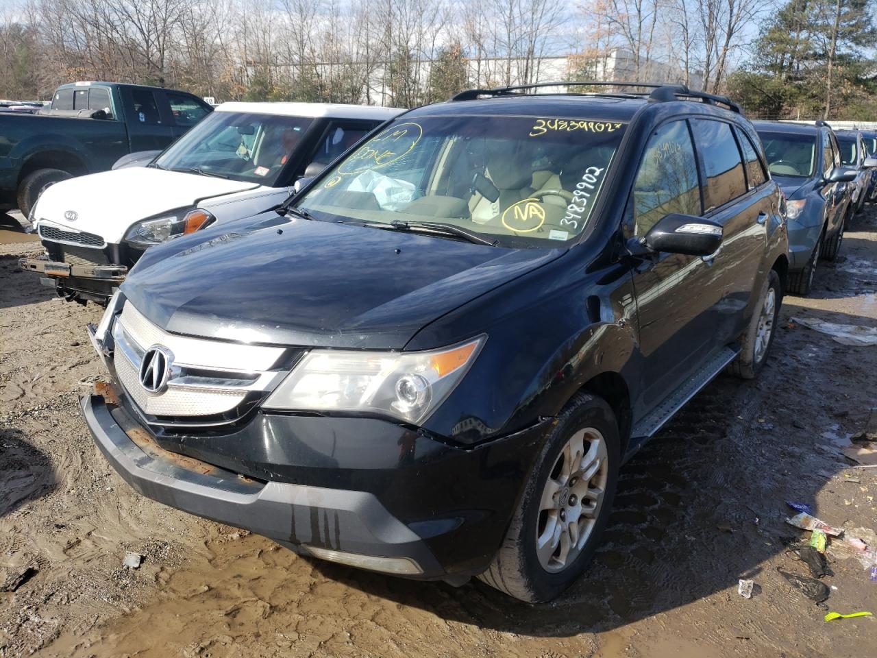 Photo 2 from auction – 2009 ACURA MDX TECHNO with VIN 2HNYD28659H501853