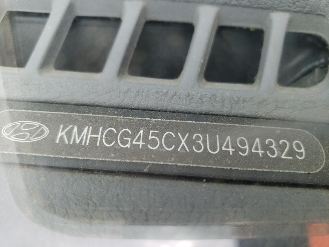 Photo 10 from auction – 2003 HYUNDAI ACCENT with VIN KMHCG45CX3U494329