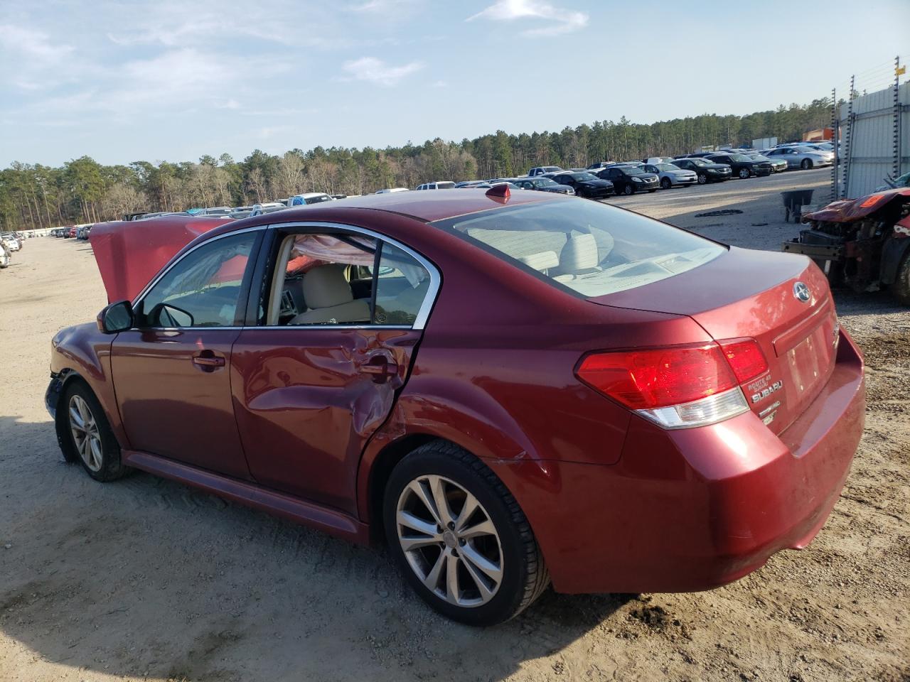 Photo 3 from auction – 2014 SUBARU LEGACY with VIN 4S3BMBC67E3023547