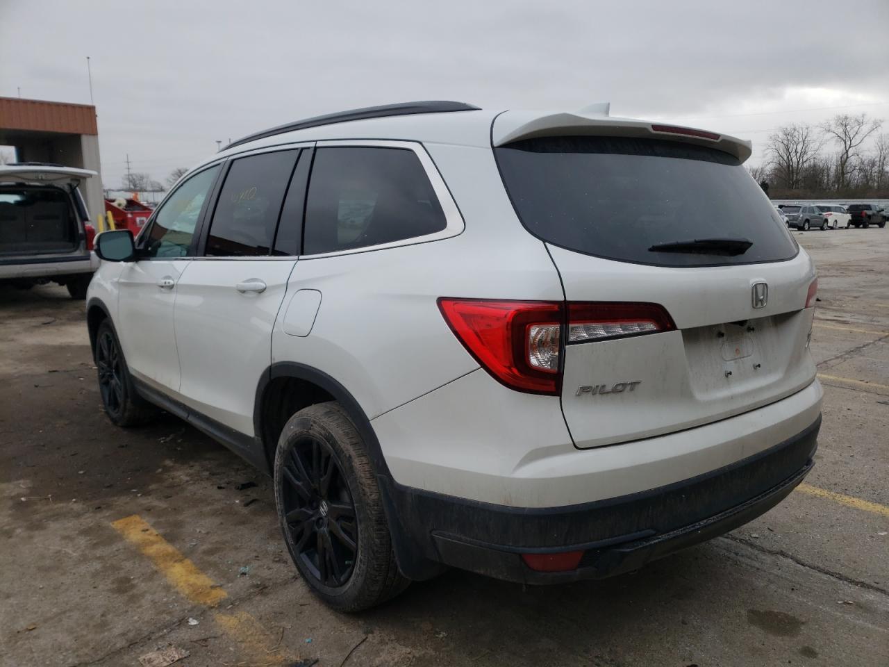 Photo 3 from auction – 2021 HONDA PILOT SE with VIN 5FNYF6H28MB013869