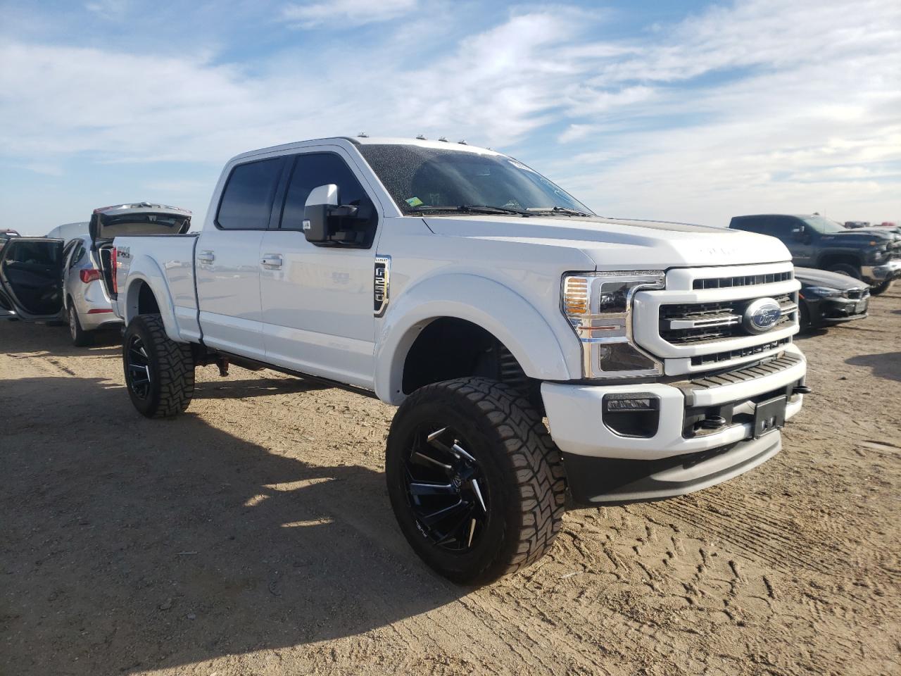 FORD F250 SUPER 2021 with VIN 1FT8W2BT9MEC83091 - Photo from auction