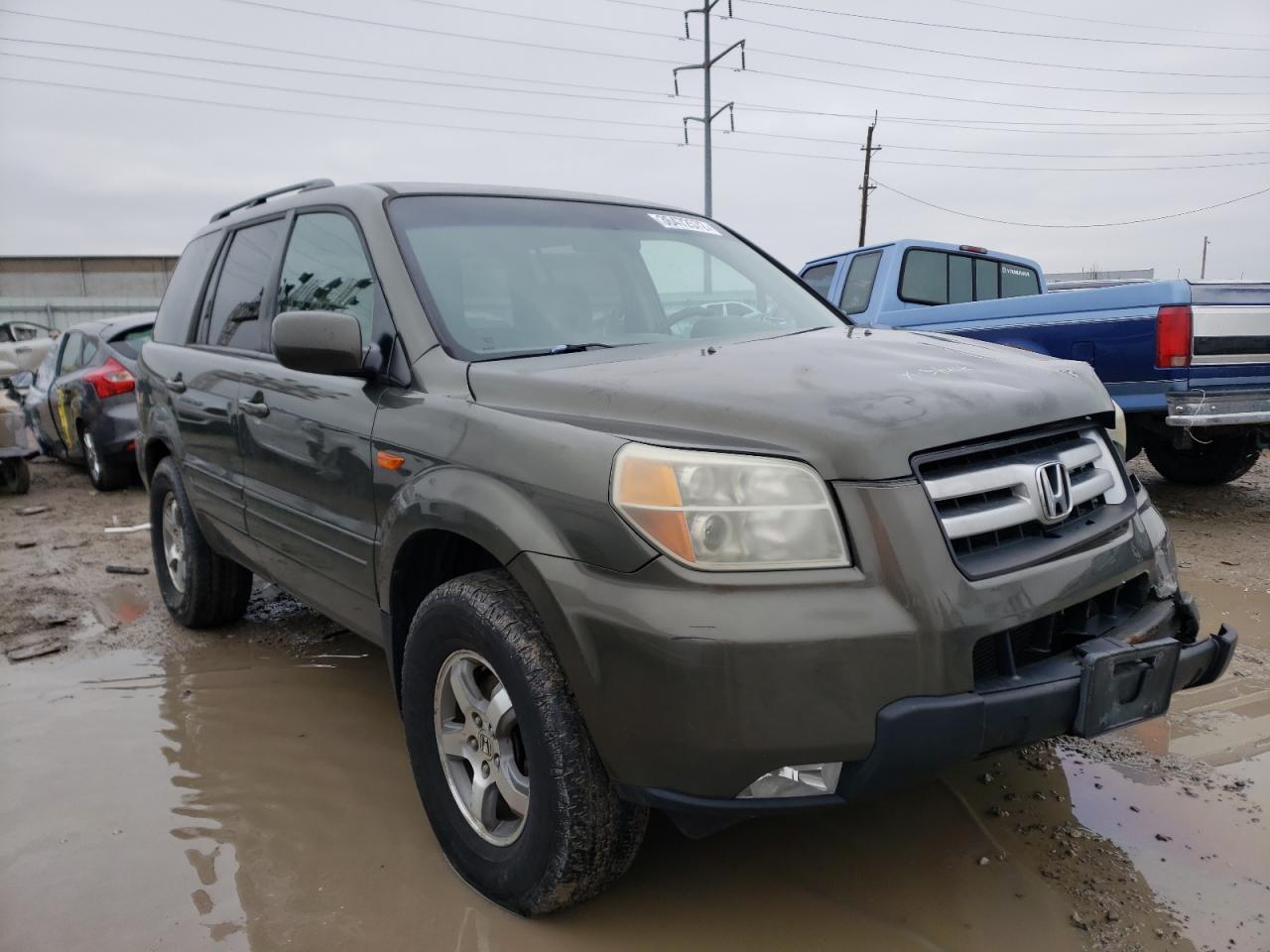 HONDA PILOT EX 2006 with VIN 5FNYF18446B004559 - Photo from auction
