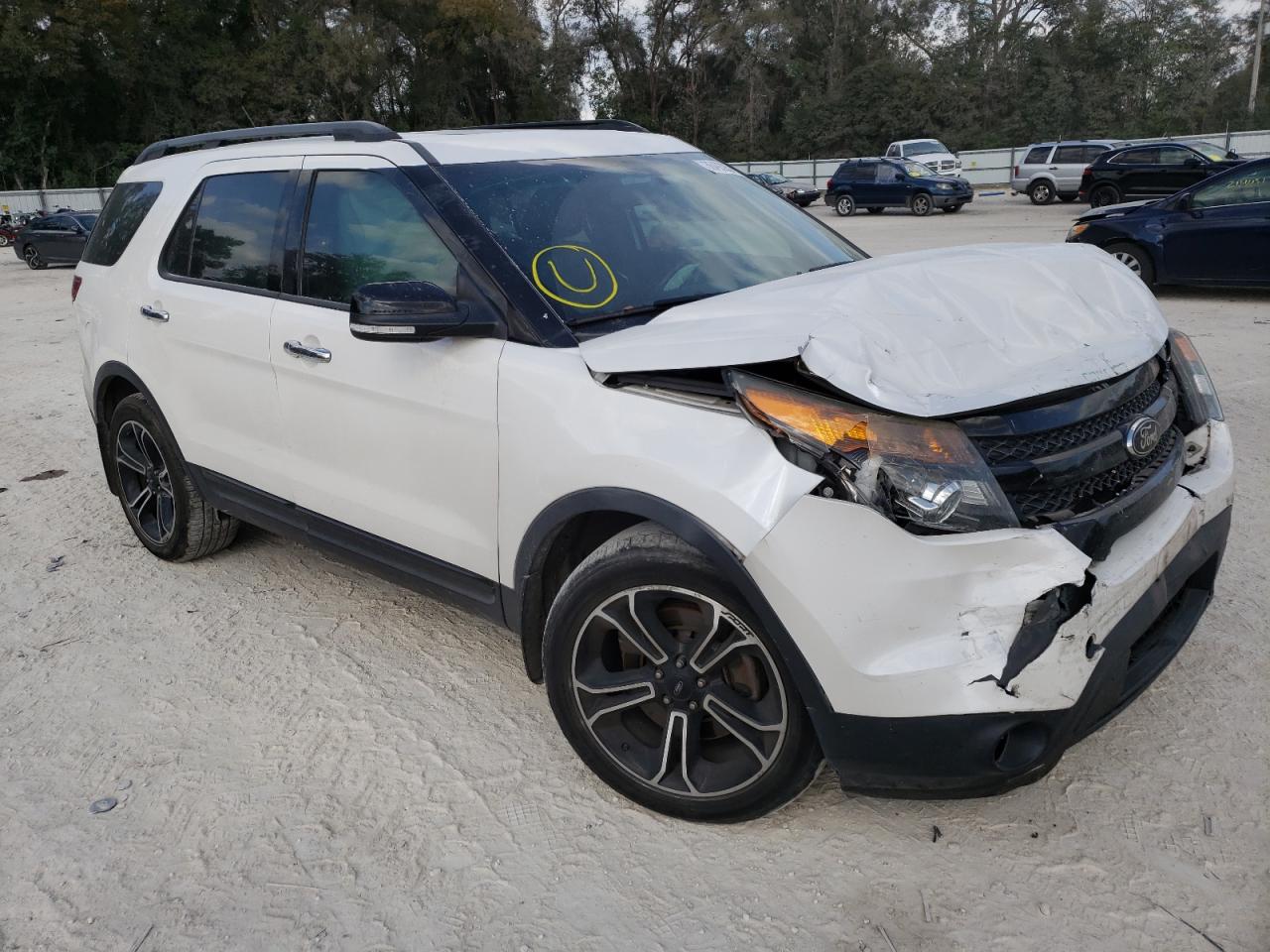 FORD EXPLORER S 2013 with VIN 1FM5K8GT3DGC76583 - Photo from auction