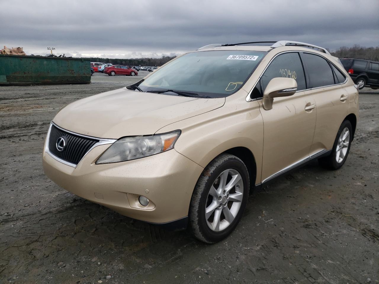 Photo 2 from auction – 2010 LEXUS RX 350 with VIN 2T2ZK1BAXAC029991
