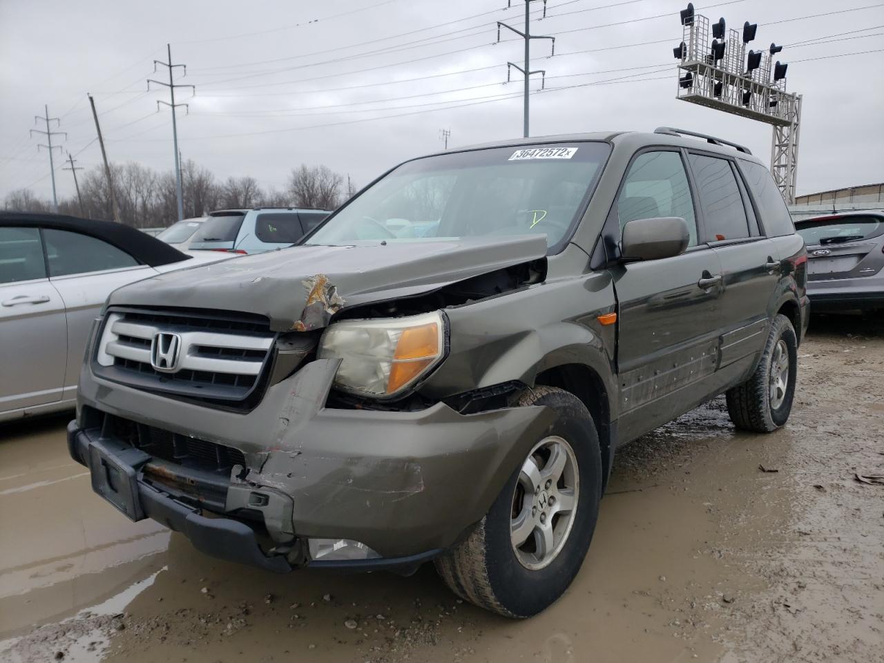Photo 2 from auction – 2006 HONDA PILOT EX with VIN 5FNYF18446B004559