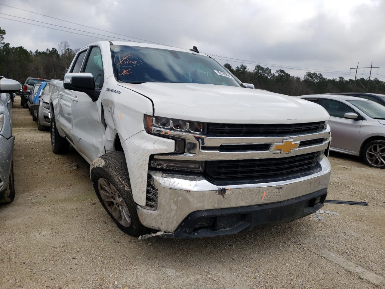 CHEVROLET SILVERADO 2020 with VIN 3GCPWCED2LG232111 - Photo from auction
