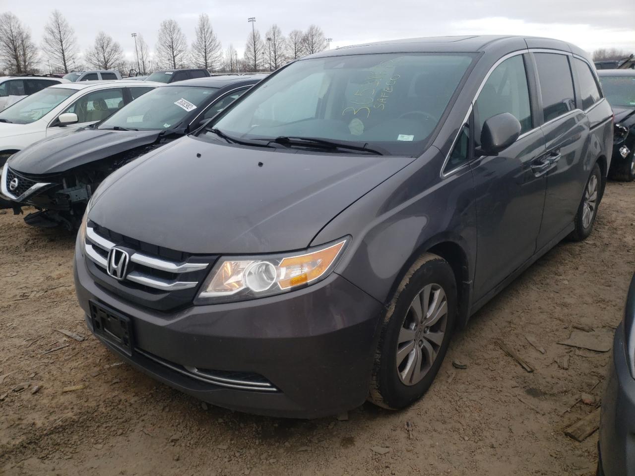 Photo 2 from auction – 2014 HONDA ODYSSEY EX with VIN 5FNRL5H62EB071925