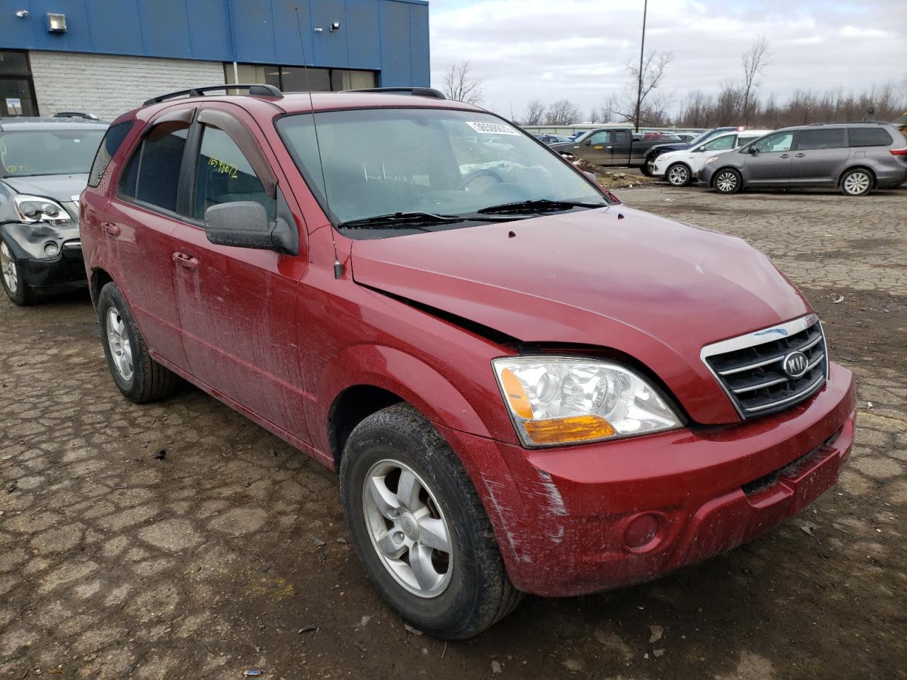 KIA SORENTO EX 2008 with VIN KNDJC735885843616 - Photo from auction