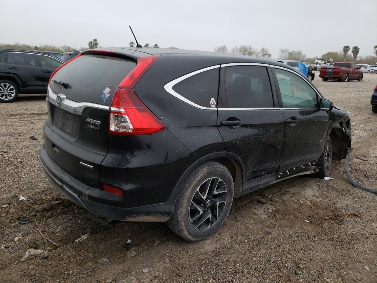 Photo 4 from auction – 2016 HONDA CR-V SE with VIN 5J6RM4H45GL081266