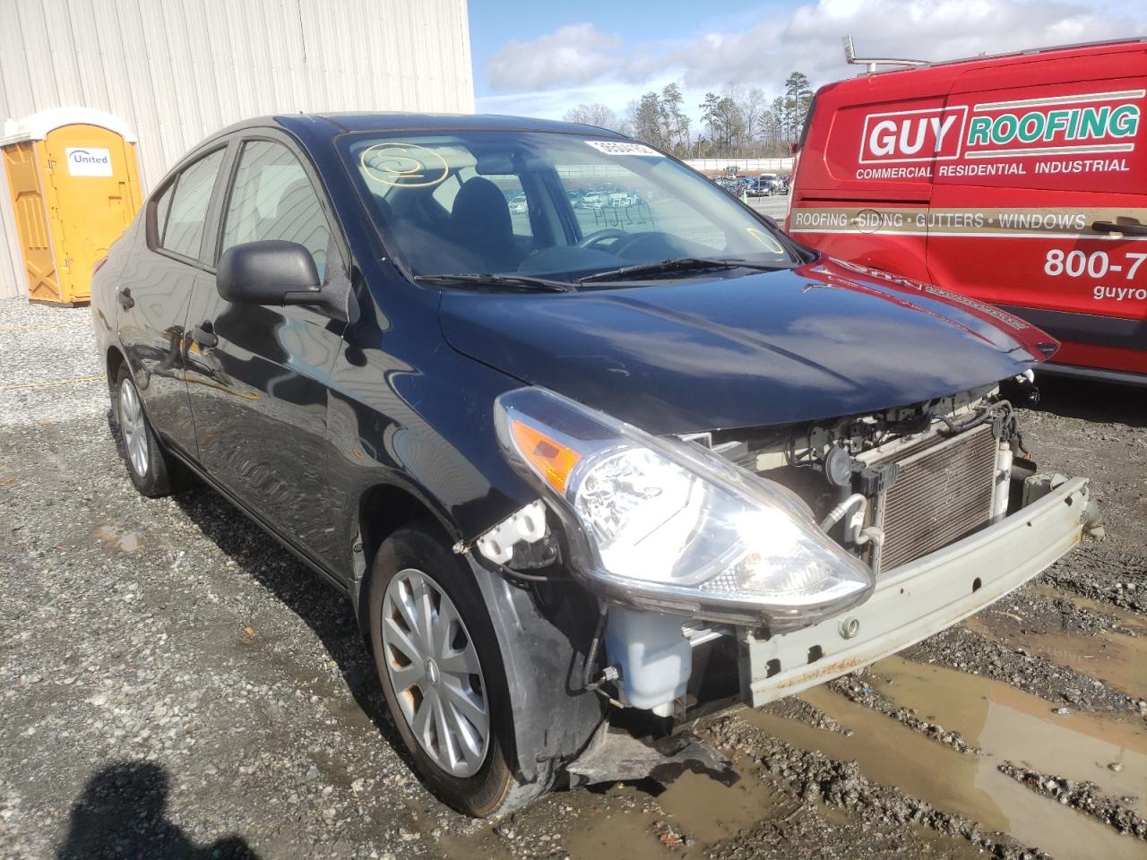 NISSAN VERSA S 2015 with VIN 3N1CN7AP1FL831816 - Photo from auction