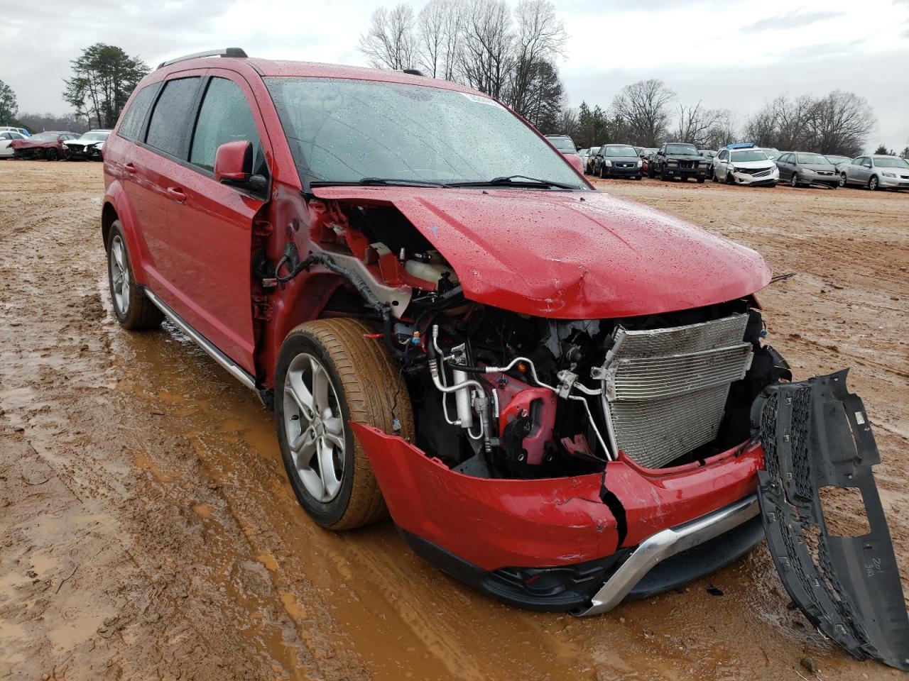 DODGE JOURNEY CR 2017 with VIN 3C4PDCGG7HT684406 - Photo from auction