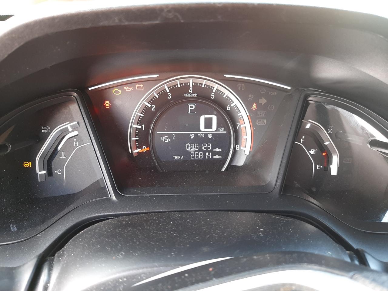 Photo 8 from auction – 2017 HONDA CIVIC LX with VIN 19XFC2F59HE025823