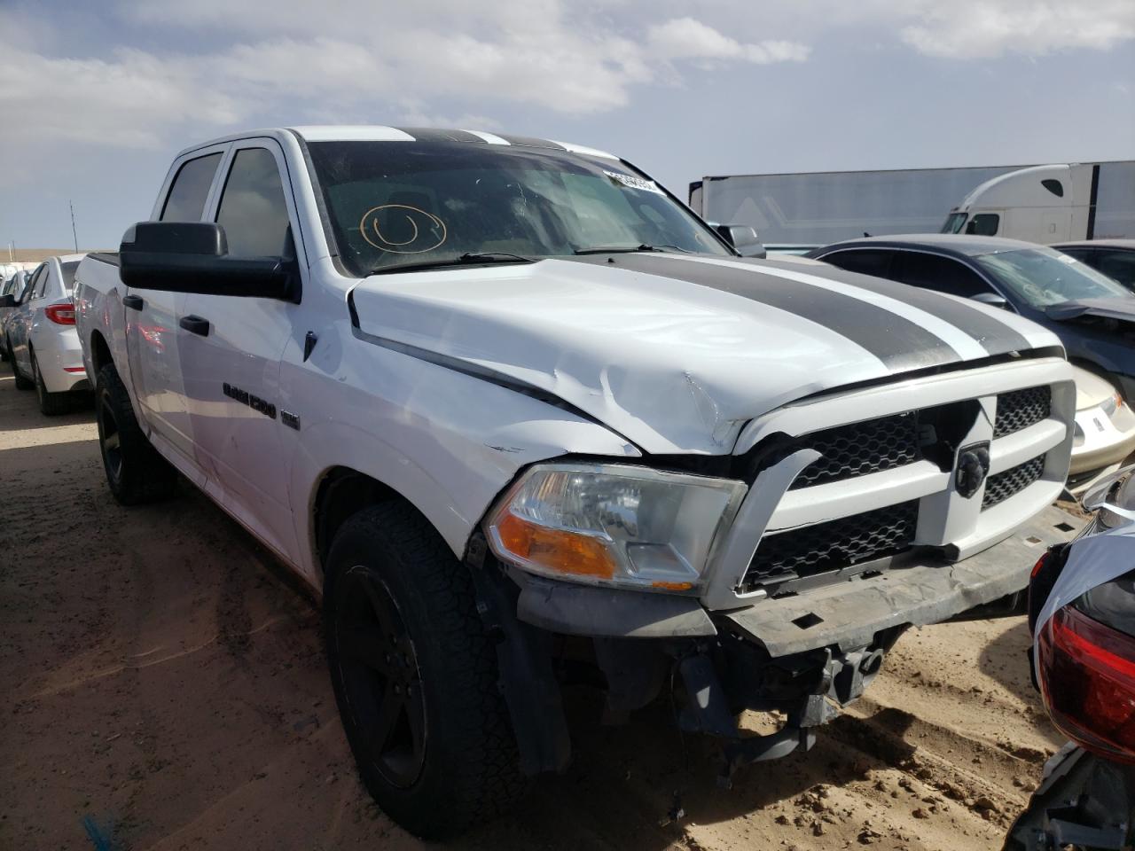 DODGE RAM 1500 S 2012 with VIN 1C6RD7KT2CS282377 - Photo from auction