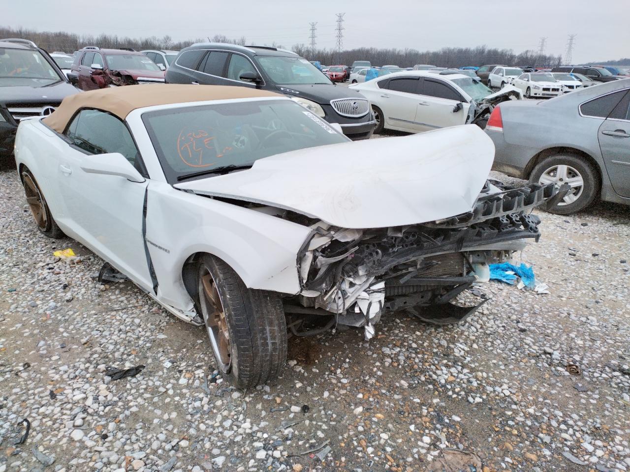 CHEVROLET CAMARO 2SS 2011 with VIN 2G1FT3DW1B9194329 - Photo from auction