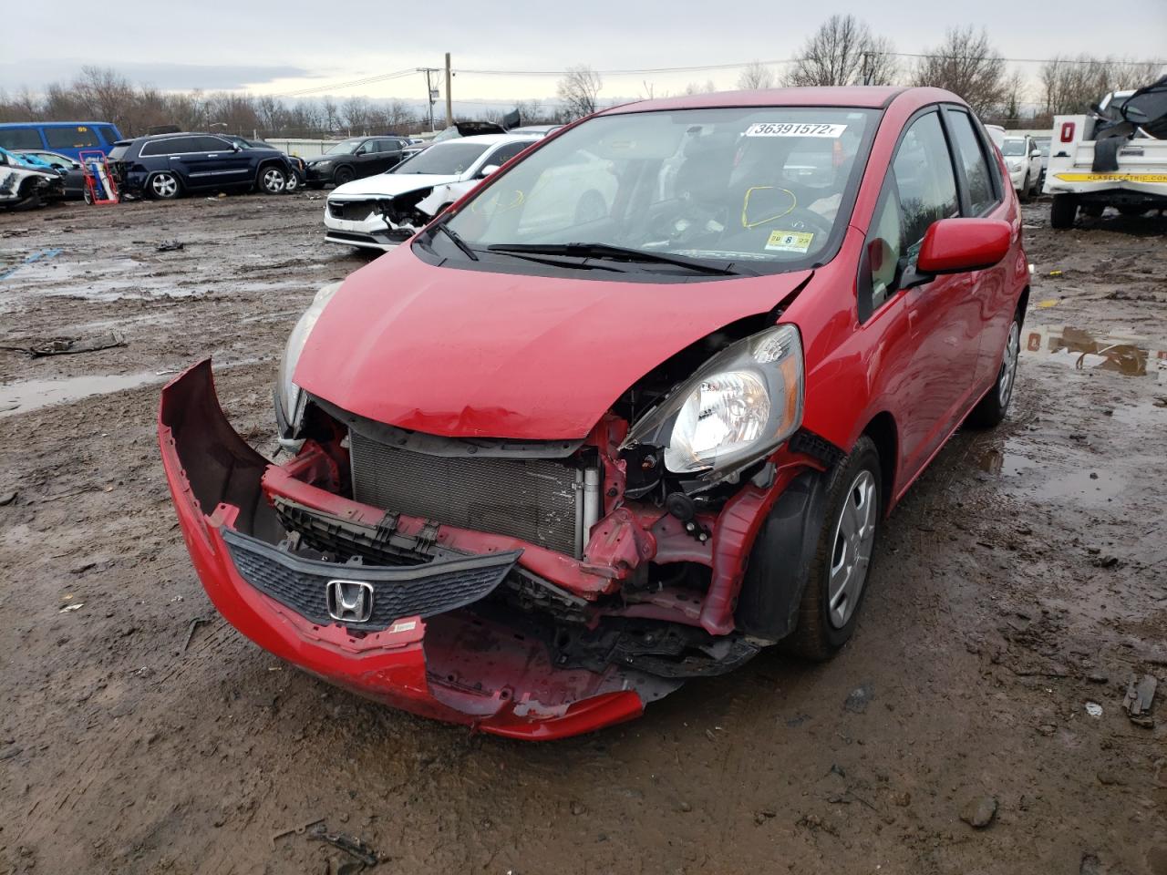 Photo 2 from auction – 2012 HONDA FIT with VIN JHMGE8H34CC028348