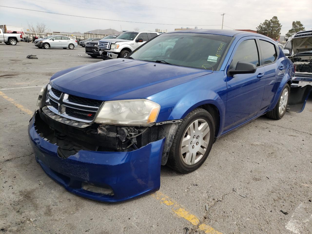 Фото 2 с аукциона – 2014 DODGE AVENGER SE с VIN 1C3CDZAB2EN183986