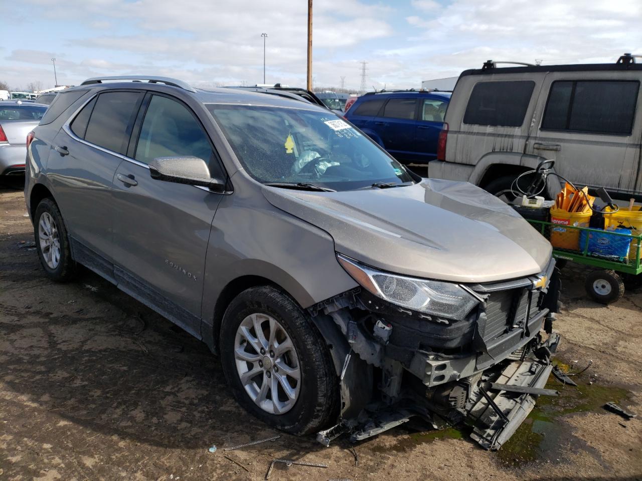 CHEVROLET EQUINOX LT 2018 with VIN 3GNAXJEV5JL103582 - Photo from auction