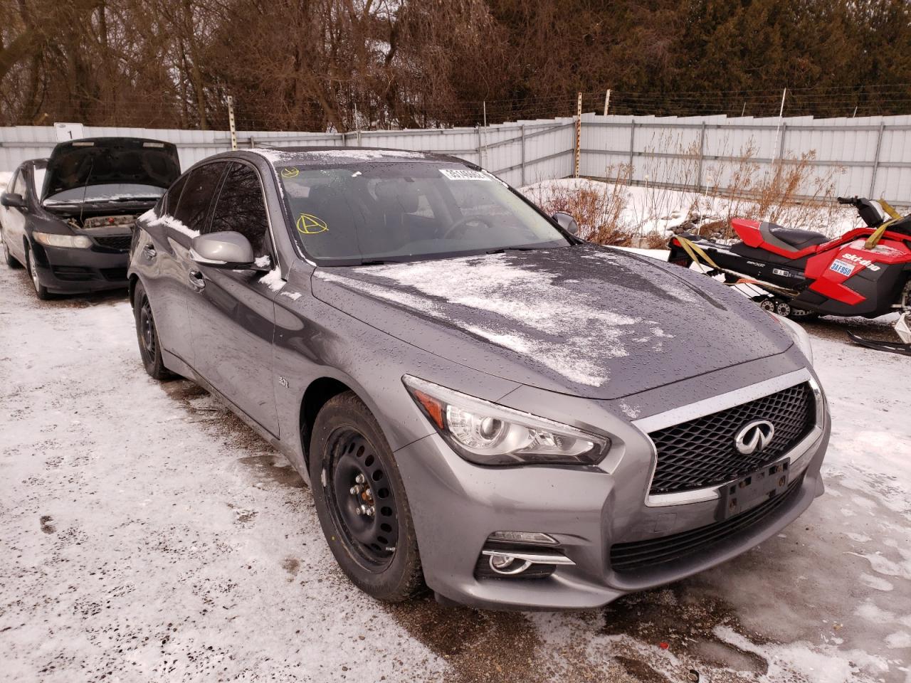 INFINITI Q50 PREMIU 2017 with VIN JN1EV7AR3HM839497 - Photo from auction