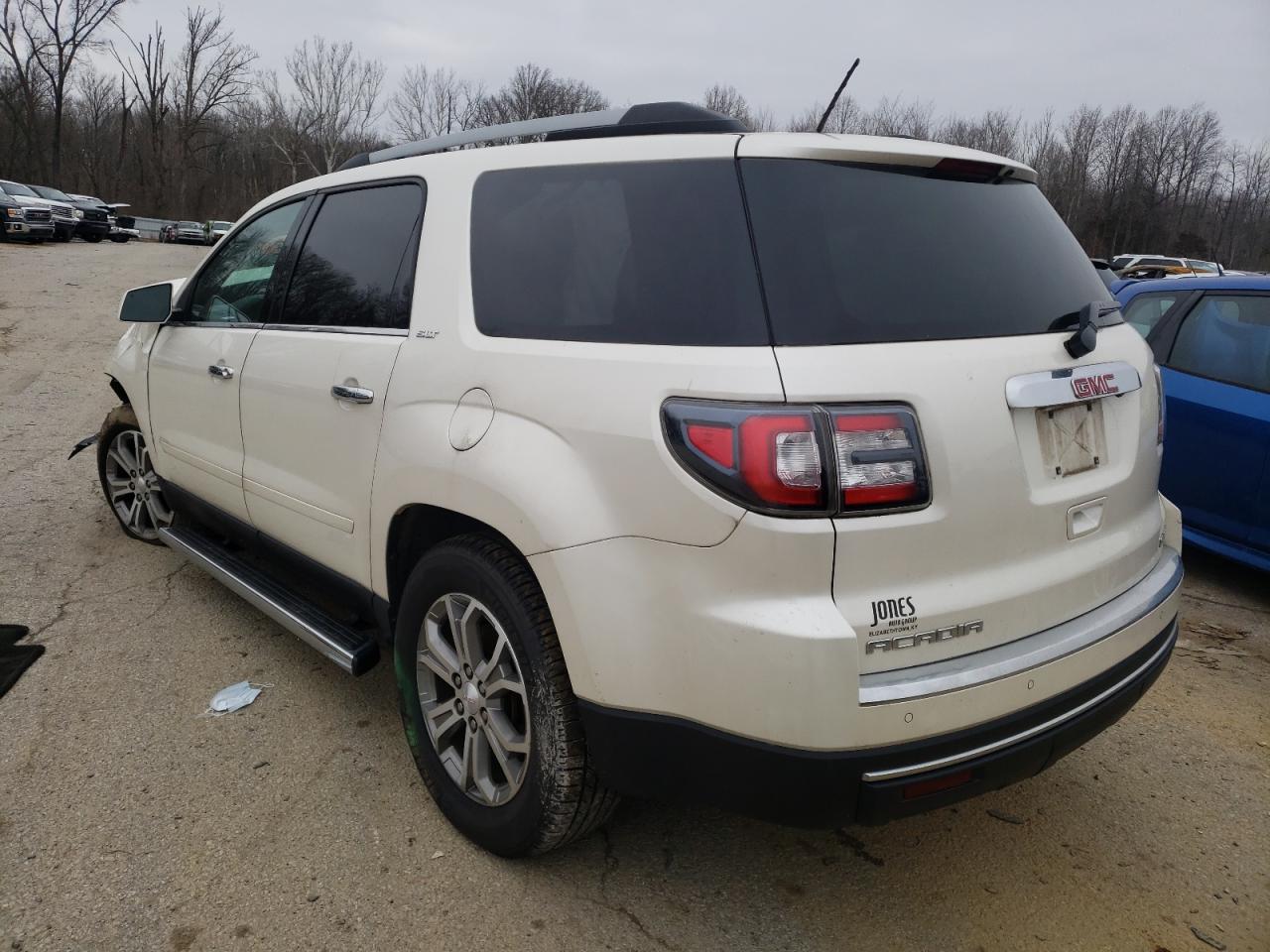 Photo 3 from auction – 2015 GMC ACADIA SLT with VIN 1GKKVRKDXFJ279012