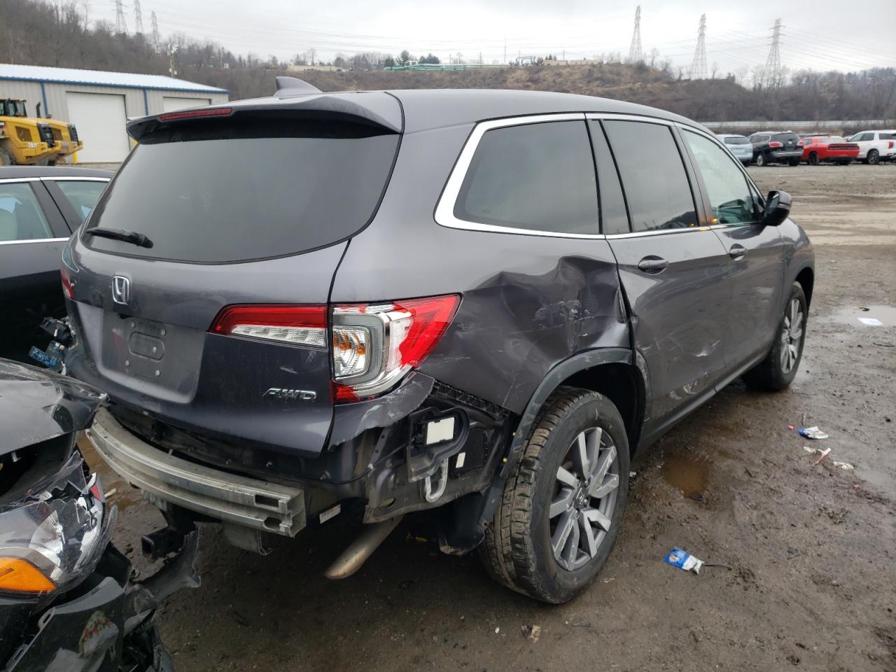 Photo 4 from auction – 2019 HONDA PILOT EXL with VIN 5FNYF6H57KB016110