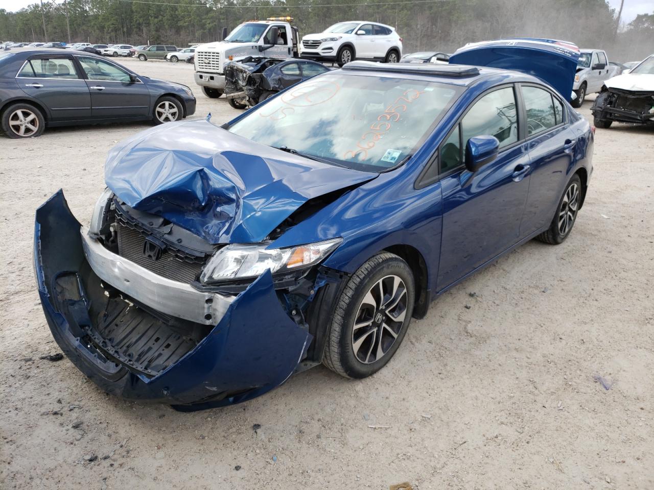 Photo 2 from auction – 2015 HONDA CIVIC EX with VIN 19XFB2F84FE059176
