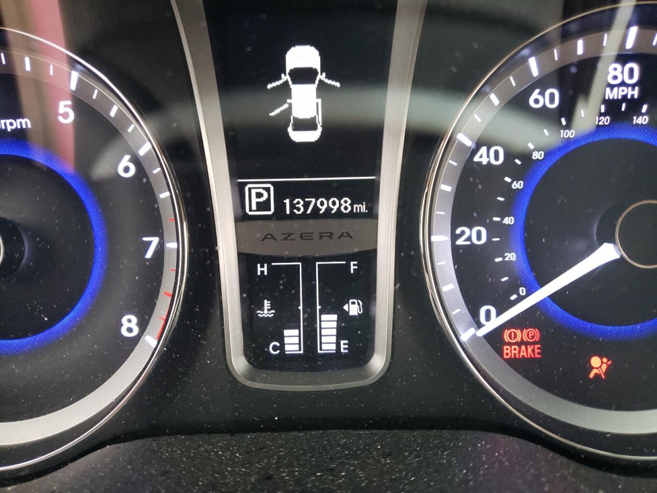 Photo 8 from auction – 2013 HYUNDAI AZERA with VIN KMHFG4JG9DA253967