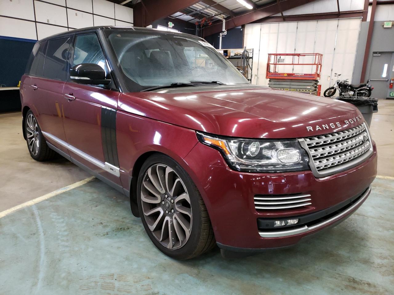 LAND ROVER RANGE ROVE 2016 with VIN SALGV3EF1GA300528 - Photo from auction