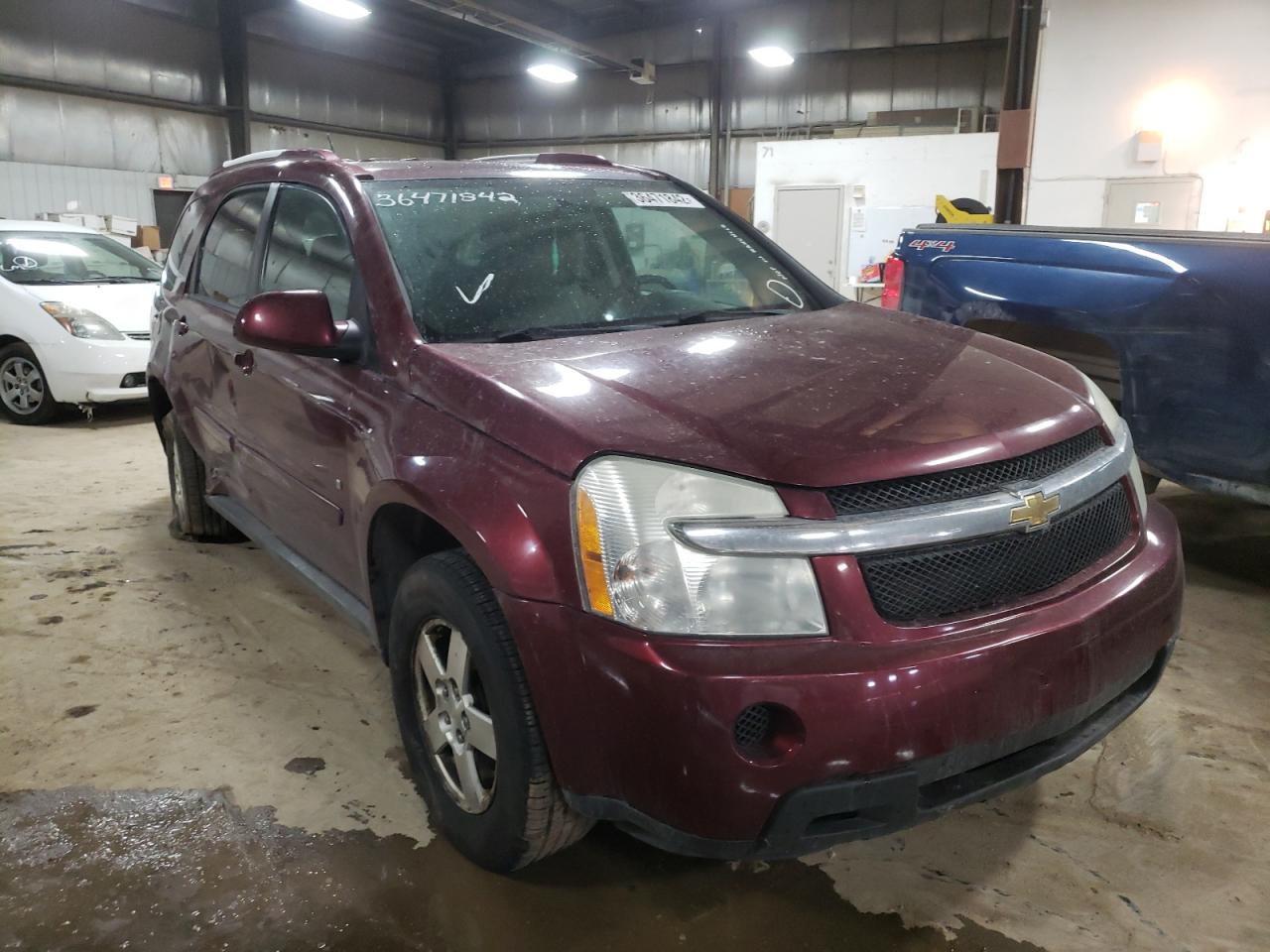 CHEVROLET EQUINOX 2007 with VIN 2CNDL73F676098790 - Photo from auction